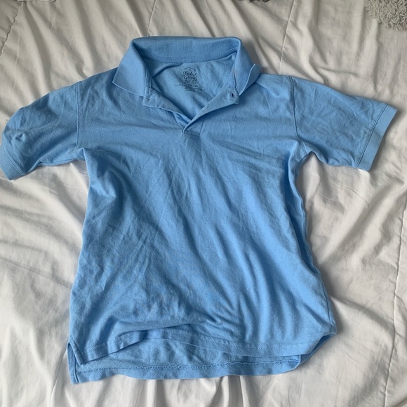 💎BLUE COLLAR TOP💎 - Picture 2 of 3